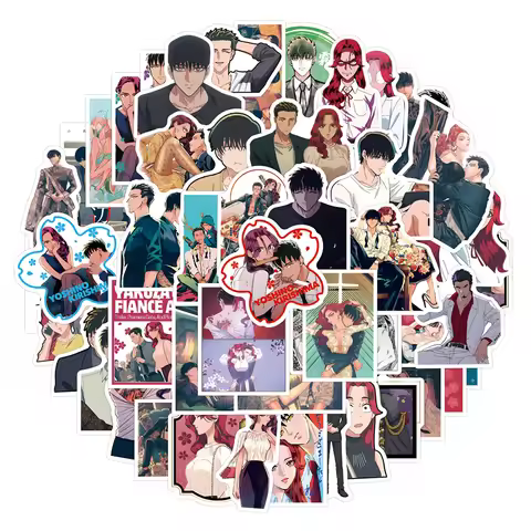 10/30/54pcs Kawaii Cartoon Anime Yakuza Fiance Stickers Cute Aesthetic Decals DIY Luggage Laptop Cla