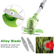 2pcs 6Inch  3 Hole Alloy Grass Cutter Blades for Grass Trimmer Lawn Mower Saw Blade Replacement