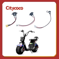 Citycoco Electric Scooter Three Core Power Connector Charging Port Charger Docking Interface Harley Scooter Accessories