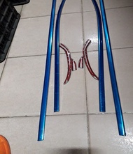 Bộ nẹp viền chân kính inox 8 chi tiết xe Vinfast Fadil form 2019-2020-2021