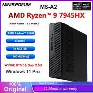 MINISFORUM MS-A2 MINI PC AMD Ryzen9 7945HX DDR5 M.2 SSD WiFi6 BT5.2 PCIe4.0*4 Game Desktop