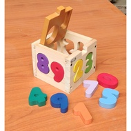 Nobie Number Box 1-9 (educational wooden toys)