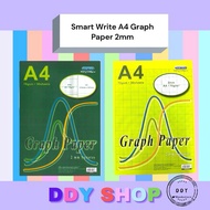 Smart Write A4 Graph Paper 2mm Square 70gsm 30 Sheets