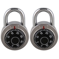 2X Master Coded Lock 50mm with Round Fixed Dial Combination Padlock