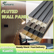 WPC Wood Fluted Wall Panel Room Decoration 10ft Modern Living Room Bedroom Wainscoting Frame