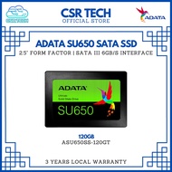 ADATA SU650 2.5" SATA 3 3D QLC NAND SSD Ultimate Solid State Drive (120GB) ASU650SS-120GT