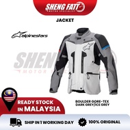 Alpinestars Boulder Gore-Tex Grey/Ice Touring Jacket Men Riding Jacket Original Alpinestars Jacket