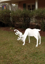 Christmas Deer Outdoor Table Design Gift Idea Exchange Gift Custom Made Decoration House Party