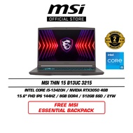 MSI Thin 15 B13UC 3215 (15.6" FHD IPS 144Hz/i5-13420H/8GB DDR4/512GB SSD/RTX3050/Win11/2Y)