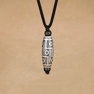 MATA Necklace 9 Dzi Oval PendantTALI 9 Eye Dzi Pendant Necklace/ Men's Pendant/ Benming Year Pattern