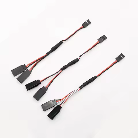 1/3/5pcs 150mm Length RC Servo Y Extension Cord Cable Lead Wire Lead JR For Rc Helicopter Drone Car 