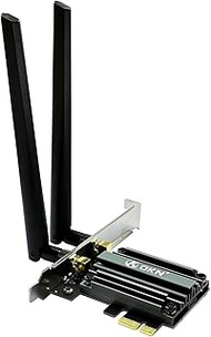 WiFi 7 PCIE Card 9.3Gbps 802.11BE WiFi 6E Card with Bluetooth 5.4 Tri-Band 4K QAM 320MHz WiFi 7 BE20