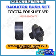 TOYOTA FORKLIFT 8FD Radiator Bush / Radiator Rubber Mounting / Radiator Rubber Grommet ( 16551-26600