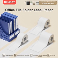 NIIMBOT B1/B21/B31 Office File Classification Label Stickers - Side Name Labels for File Boxes