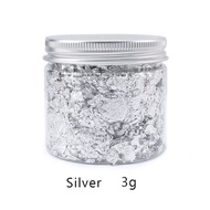 Silver Flakes Metallic Foil Epoxy Painting 3g DIY Resin