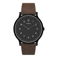 Timex Norway 40mm - Black Case, Brown Strap (TW2T66400)
