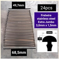 Extra Jumbo 3.0mm stainless steel Guitar Fret Original