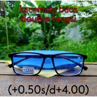 READING GLASSES DOUBLE GLASSES TWO FUNCTIONS READING AND WALKING BLUERAY LENS ATM3013BCKT Arsy79 Sto