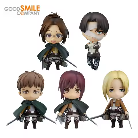 Good Smile Genuine Nendoroid Attack on Titan Annie Leonhart Levi Ackerman Hans Zoe Anime Action Figu