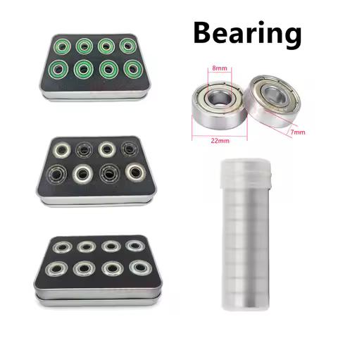 Bearing 10/16pcs Waterproof Silent Ceramic Bearing 8x22x7mm ABEC-9 ILQ-9 Ball ​​Bearing Roller Skate