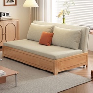 🇸🇬⚡Modernity Log/ Walnut Sofa Bed Foldable Sofa Bed Storage Sofa Sofa Set Living Room Lazy Sofa Single Sofa 2 Seater 3 Seater 4 Seater Sofa Set