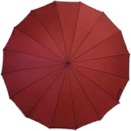 cotta 130680 16 Ribs Jump Umbrella, Wine Red, Size (Approx.): Total Length 32.3 inches (82 cm), Ribs
