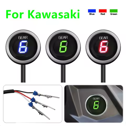 For Kawasaki ER-6F ER-6N Z1000SX Ninja 300 400 Z1000 Z800 Z750 Versys 650 Motorcycle Gear Indicator 