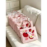 Beg tangan besar christy ng bucket Apple Tote Bag Female Work Commuter Large-Capacity Sundries Handb
