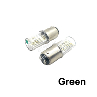 BA15D 24V 0.4W 15mm Double Contact Color LED Bulb Indicator Light