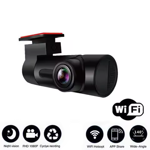 Mini Car DVR Camera Dash Cam WIFI Video Recorder 1080P HD Night Vision Parking Monitor Dash Camera R
