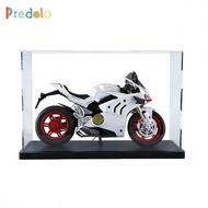 predolo Motorcycle Model Display Case Made of Transparent Acrylic, 1:12 Scale,  Organizer, 23 Cm X 1