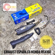 RSX150 EXHAUST ESPADA E6 STAINLESS STEEL HONDA RSX150 RSX 30MM 32MM
