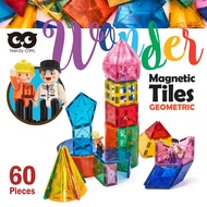 Magnetic Tiles Geometric Wonder 60 Pieces แผ่นตัวต่อแม่เหล็กทรงเรขาคณิต 60 ชิ้น