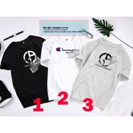 White Giorgio Armani T-shirt, Champion blue, Giorgio Armani black