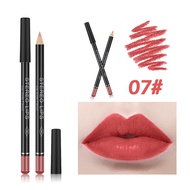 Vibely 12สีดินสอเขียนขอบปากเม็ดสีสูงกันน้ำปากกาลิปสติกสีด้านทนนาน