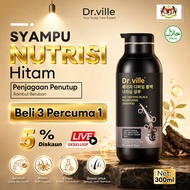 Dr.ville Black Shampoo for Hair Blackening Hair Dye Shampoo White Hair Repair Black Nourishing Shamp