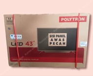 Tv led 43inch polytron smart tv