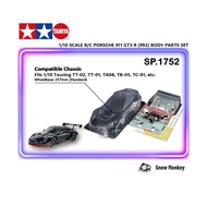 Tamiya SP.1752 Porsche 911 GT3 R (992) Clear Body Set | GT3 Racing Car 51752