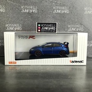 Tarmac Works Honda Civic Type R FK2 Blue Exclusive Model Diecast