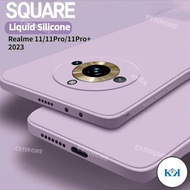 KK Realme 11 11Pro 11Pro+ 2023 Square Liquid Casing For Realme 11 11Pro 11Pro+ Realme11 Pro + 4G 5G 