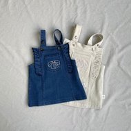 BABYBOO - Bowy Overall Dress for Girls Denimbiru Overall Kids Girl