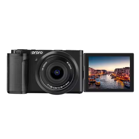 ORDRO G930 Digital Compact Camera 4K Touchscreen Face Tracking Multi Filters Auto Manual Focus Photo