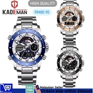 Ready stock🇲🇾2021 New KADEMAN Cadman Men's Watch Outdoor Luminous Sports Waterproof Steel Band Watch K9102