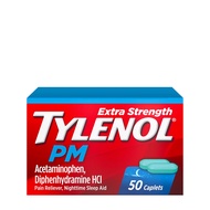 Tylenol PM Extra Strength Nighttime Pain Reliever & Sleep Aid Caplets, 500 mg Acetaminophen & 25 mg 