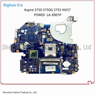 P5WE0 LA-6901P For Acer Aspire NV57 5750 5755 5755G 5750G Laptop Motherboard With HM65 DDR3 100% Test Working (New Original)