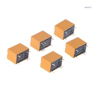 【SUIT*】 5 Pcs 3V Relay HK4100F-DC3V-SHG 6 Pins 3A 250V AC 30V for DC
