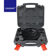 17PCS  Woodworking Hole Saw Set Drill Bit  19-150mm Hole Cutter Set For Softwood, Plastic Plate, Pla