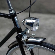 Happybuyner ไฟจักรยานกันน้ำ3 LED คลาสสิกย้อนยุค MTB จักรยานไฟหน้าจักรยานย้อนยุคไฟหน้าหมอกด้านหน้าโคมไฟความปลอดภัย