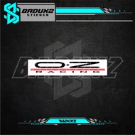 OZ RACING STICKER PRINTING CUTTING OZ RACING STICKER
