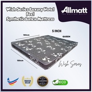 ALLMATT 5 Inch Tilam Queen Mattress Queen Tilam Murah Synthetic Latex Mattress Foam Mattress Queen S